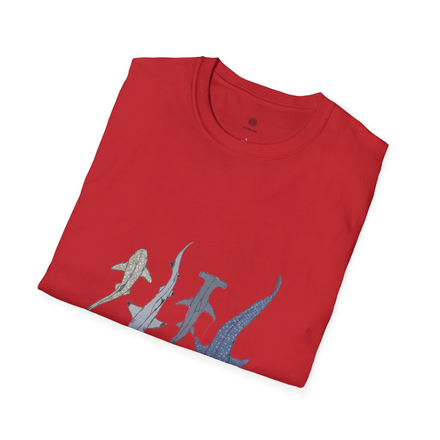 Shark Silhouette Tee - Coastal Ocean Wildlife Graphic T-Shirt