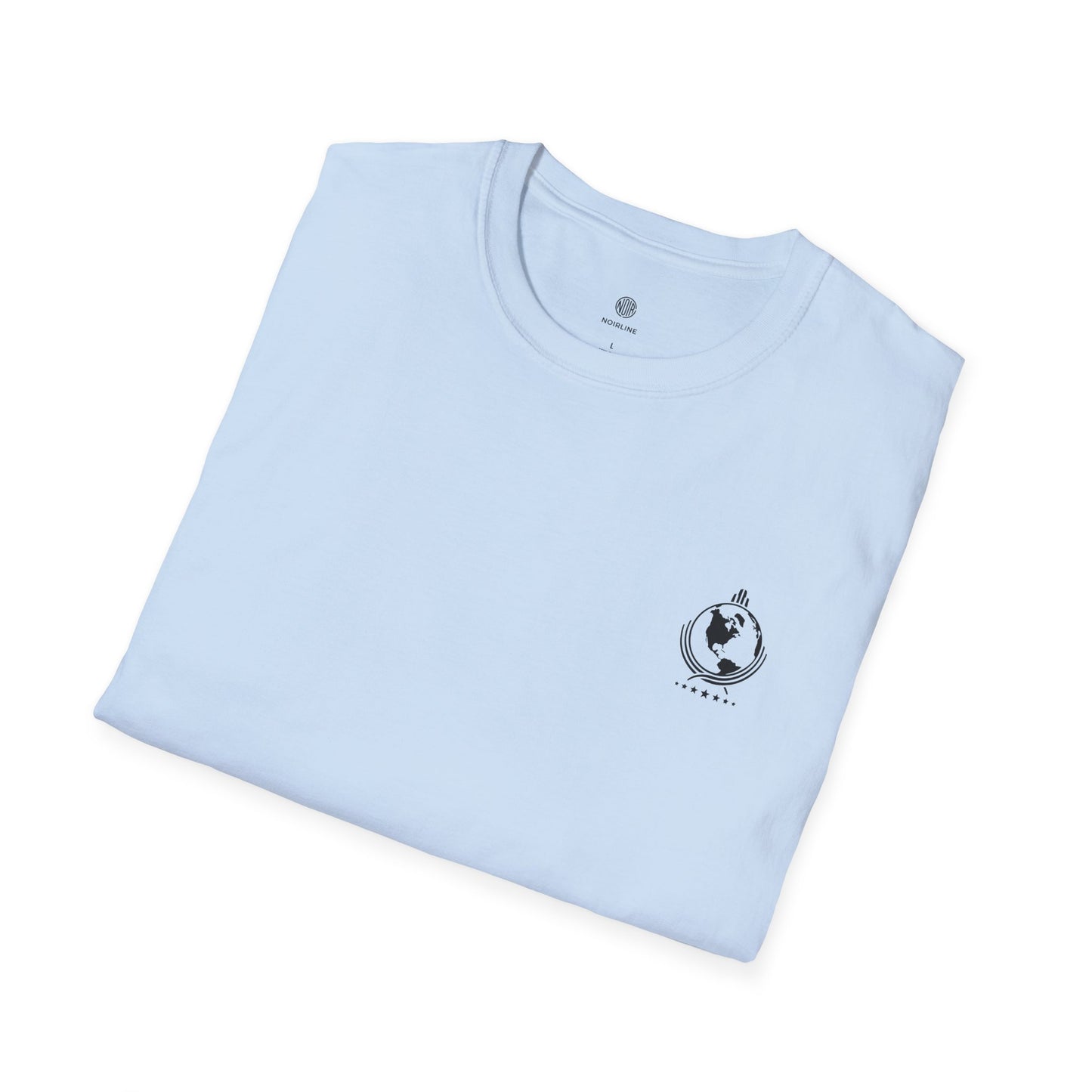 Helldriver Lucy Liberty T-Shirt — Retro Watersport Illustration ("Live Fast, Stay Salty")