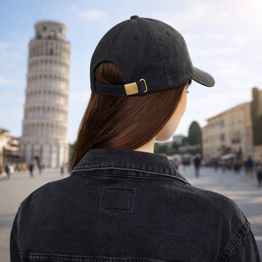 Embroidered Beagle Corduroy Cap — Vintage Rust Dad Hat