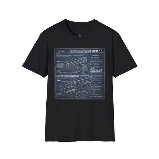Glock 19 Blueprint T-Shirt