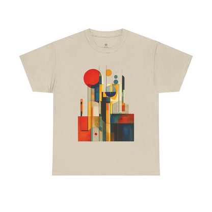 Abstract Geometric Cityscape T-Shirt