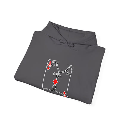 Ace of Diamonds Minimalist Hoodie