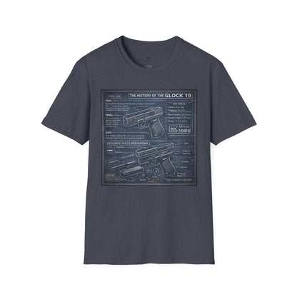 Glock 19 Blueprint T-Shirt