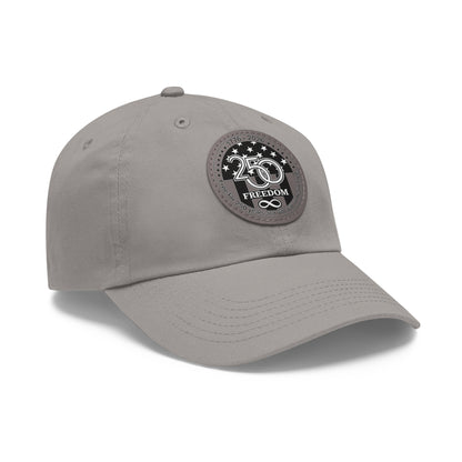 Freedom 250 Leather Patch Dad Hat