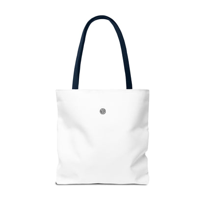 Cat Count Tote — minimalist "un, deux, trois" kitten illustration tote bag