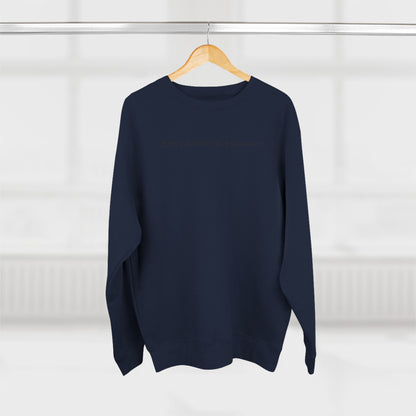 Porsche Pink Poster Crewneck Sweatshirt — "Every curve has a purpose"
