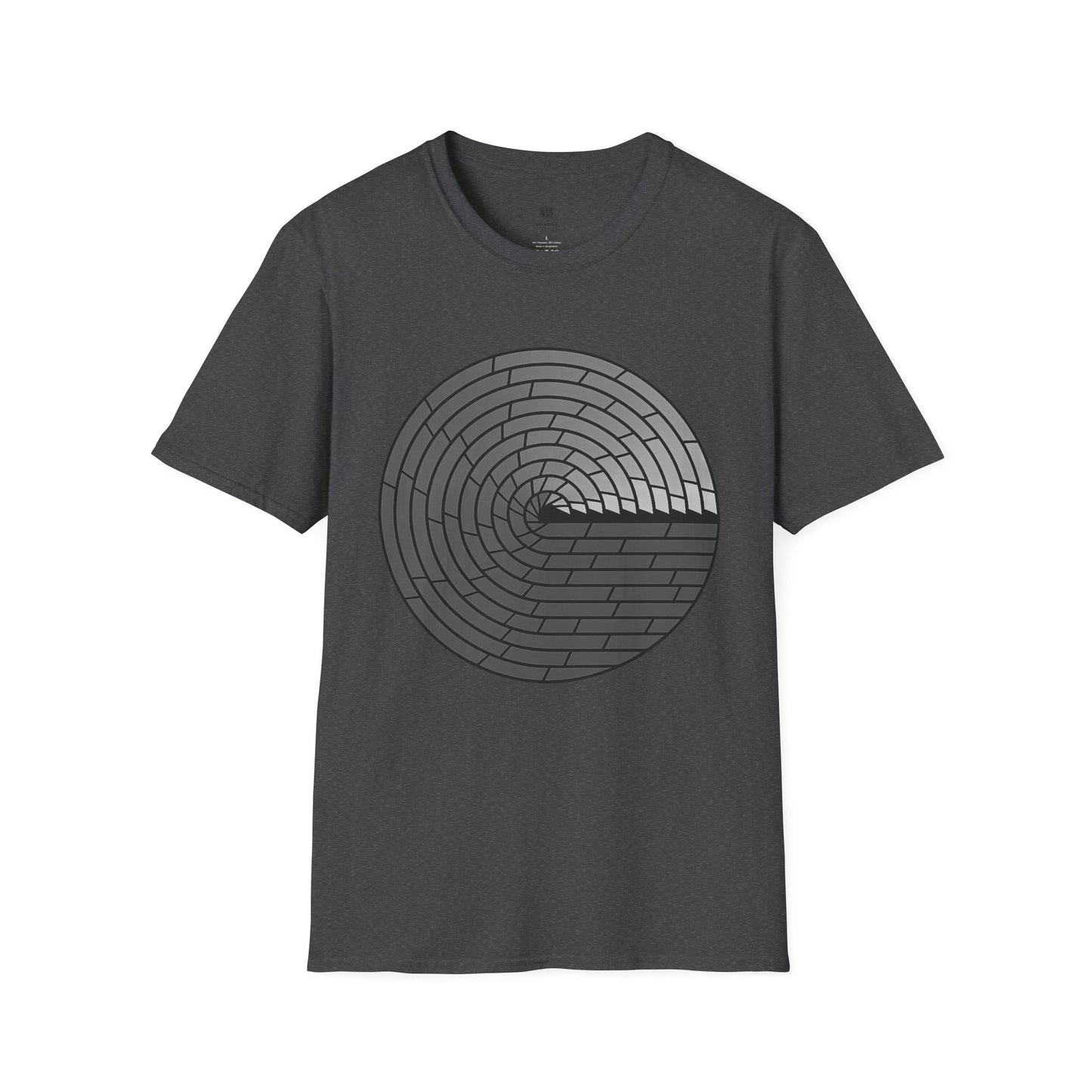 Minimal Circular Brick T-Shirt