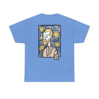 Van Gogh Starry Night Portrait T-Shirt
