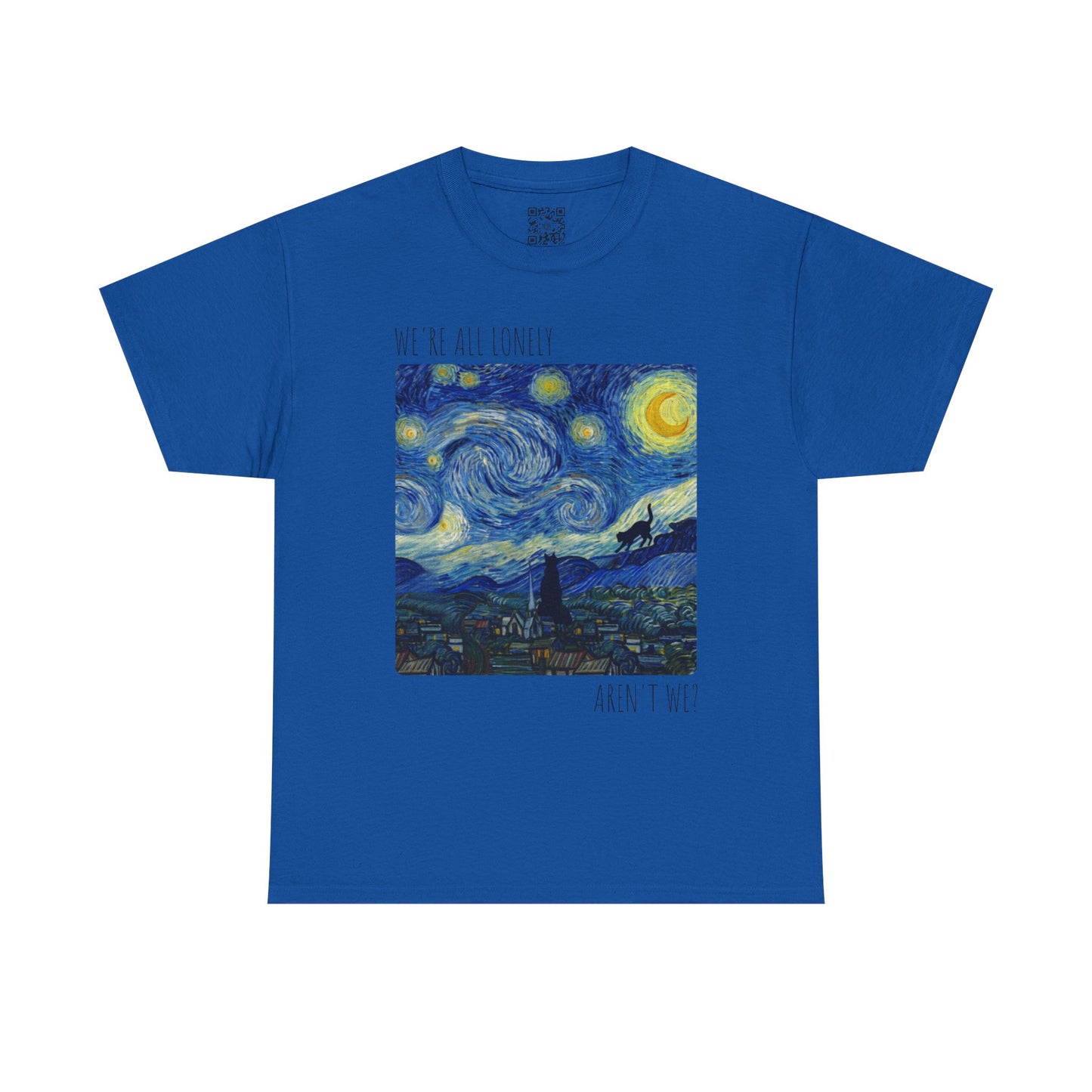 'We Are All Lonely' Vintage Van Gogh Style T-Shirt