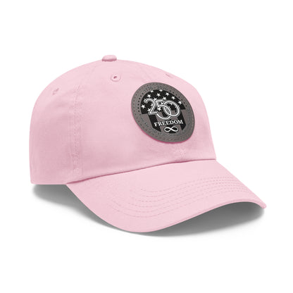 Freedom 250 Leather Patch Dad Hat