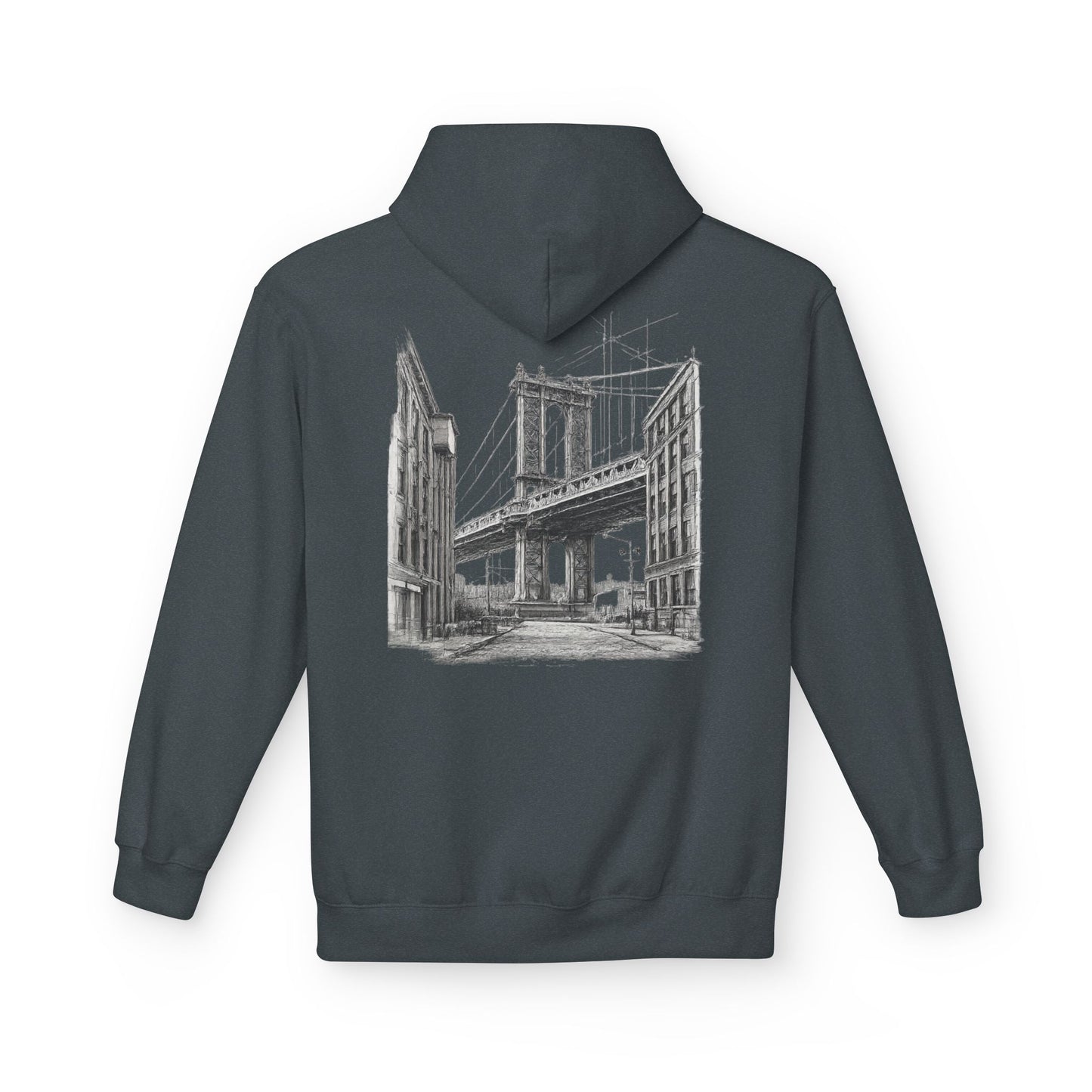 Brooklyn Bridge Sketch Hoodie