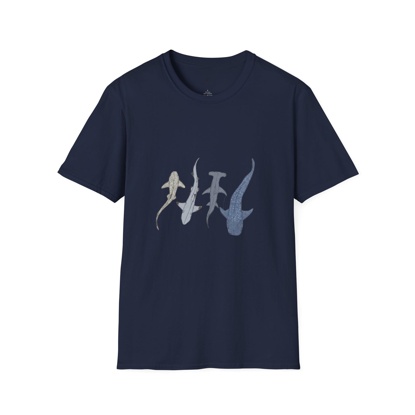 Shark Silhouette Tee - Coastal Ocean Wildlife Graphic T-Shirt