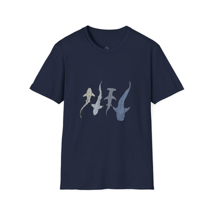 Shark Silhouette Tee - Coastal Ocean Wildlife Graphic T-Shirt