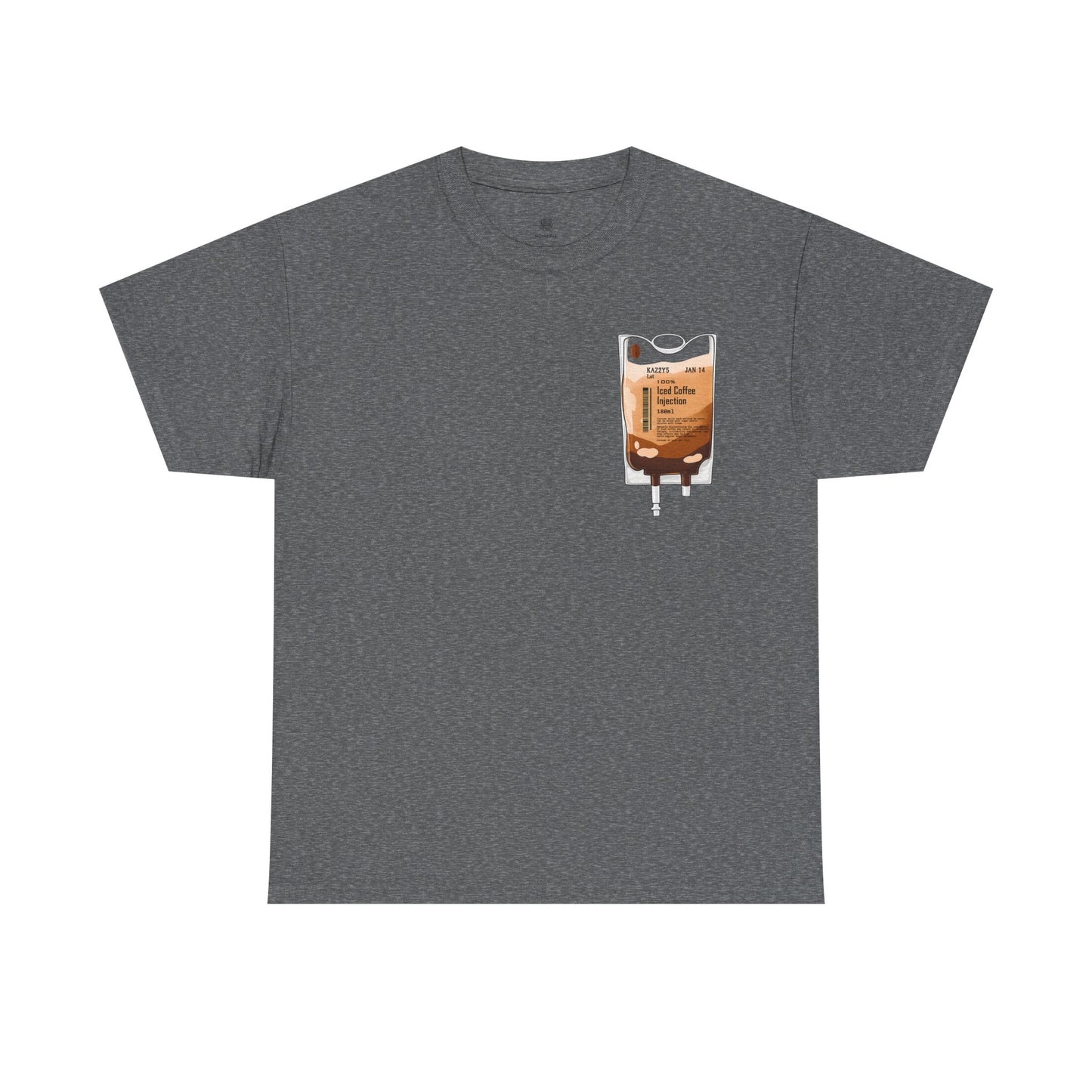 "Running on Coffee" Minimalist T-Shirt