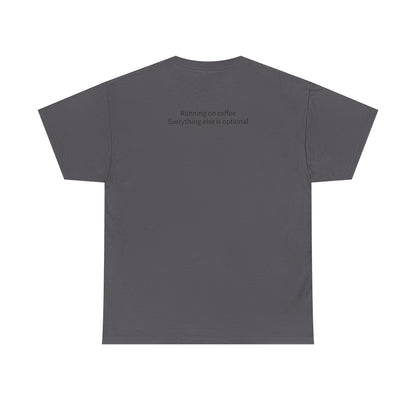 "Running on Coffee" Minimalist T-Shirt