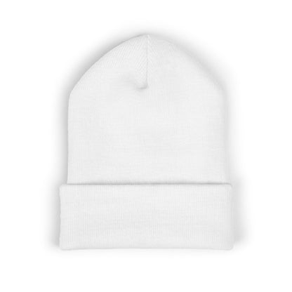 Daisy Embroidered Cuffed Beanie