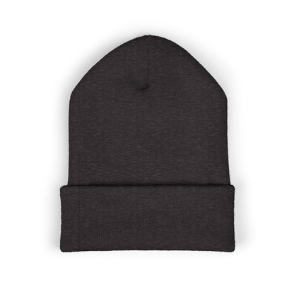 Daisy Embroidered Cuffed Beanie