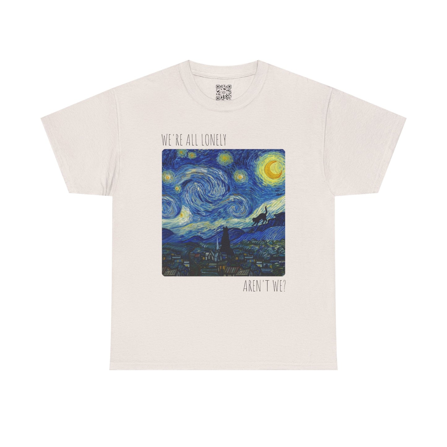 'We Are All Lonely' Vintage Van Gogh Style T-Shirt