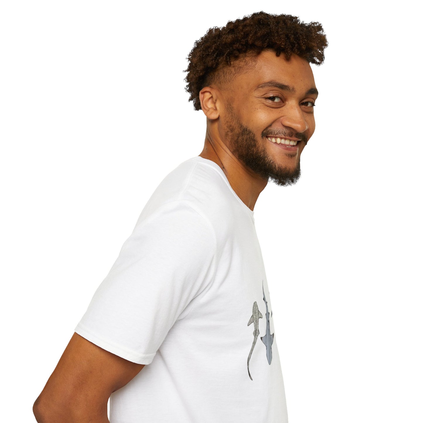 Shark Silhouette Tee - Coastal Ocean Wildlife Graphic T-Shirt