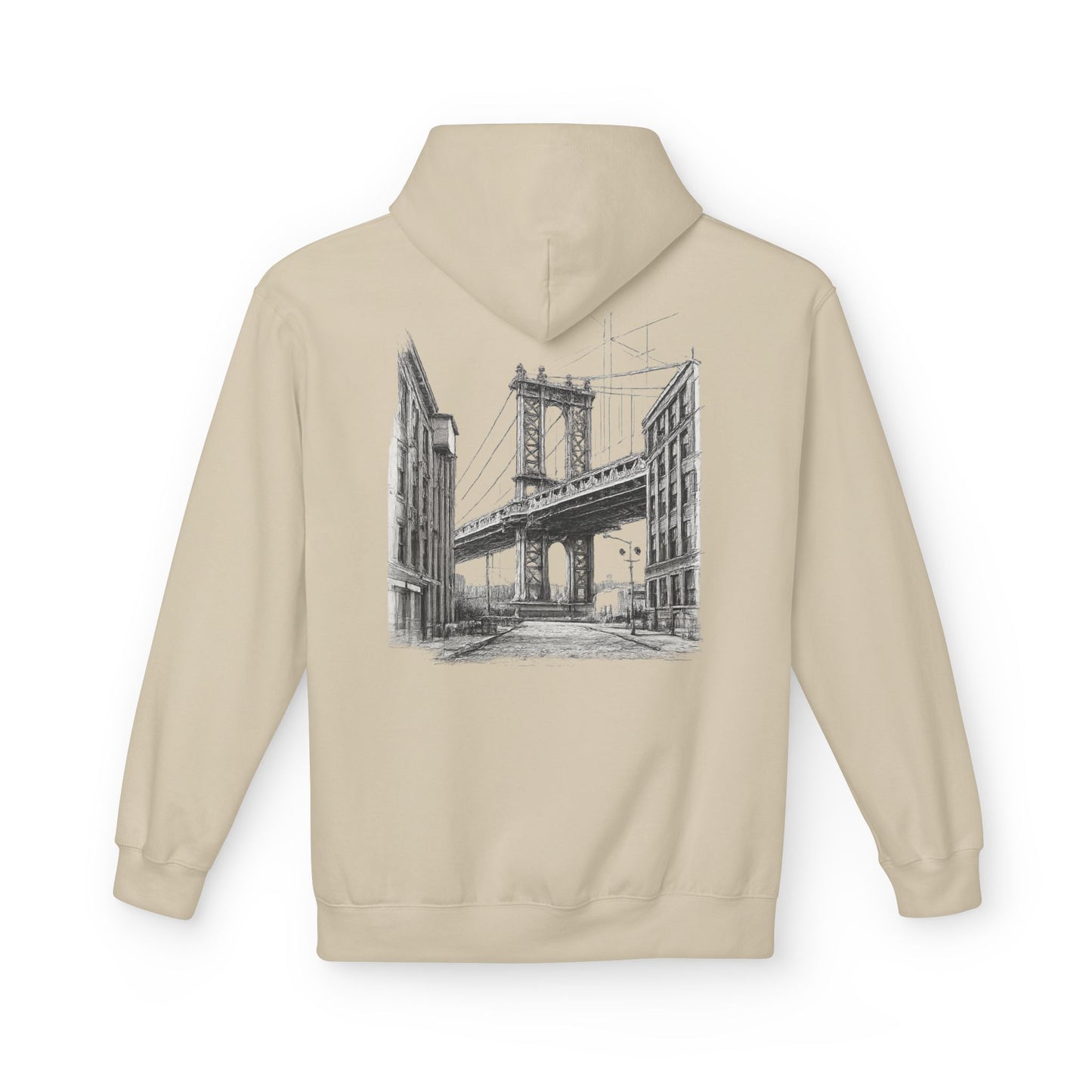 Brooklyn Bridge Sketch Hoodie