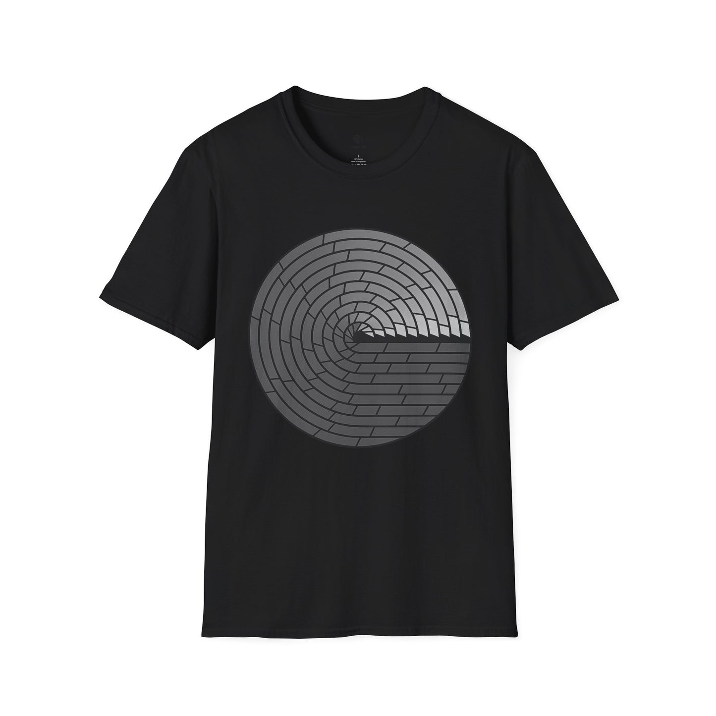 Minimal Circular Brick T-Shirt