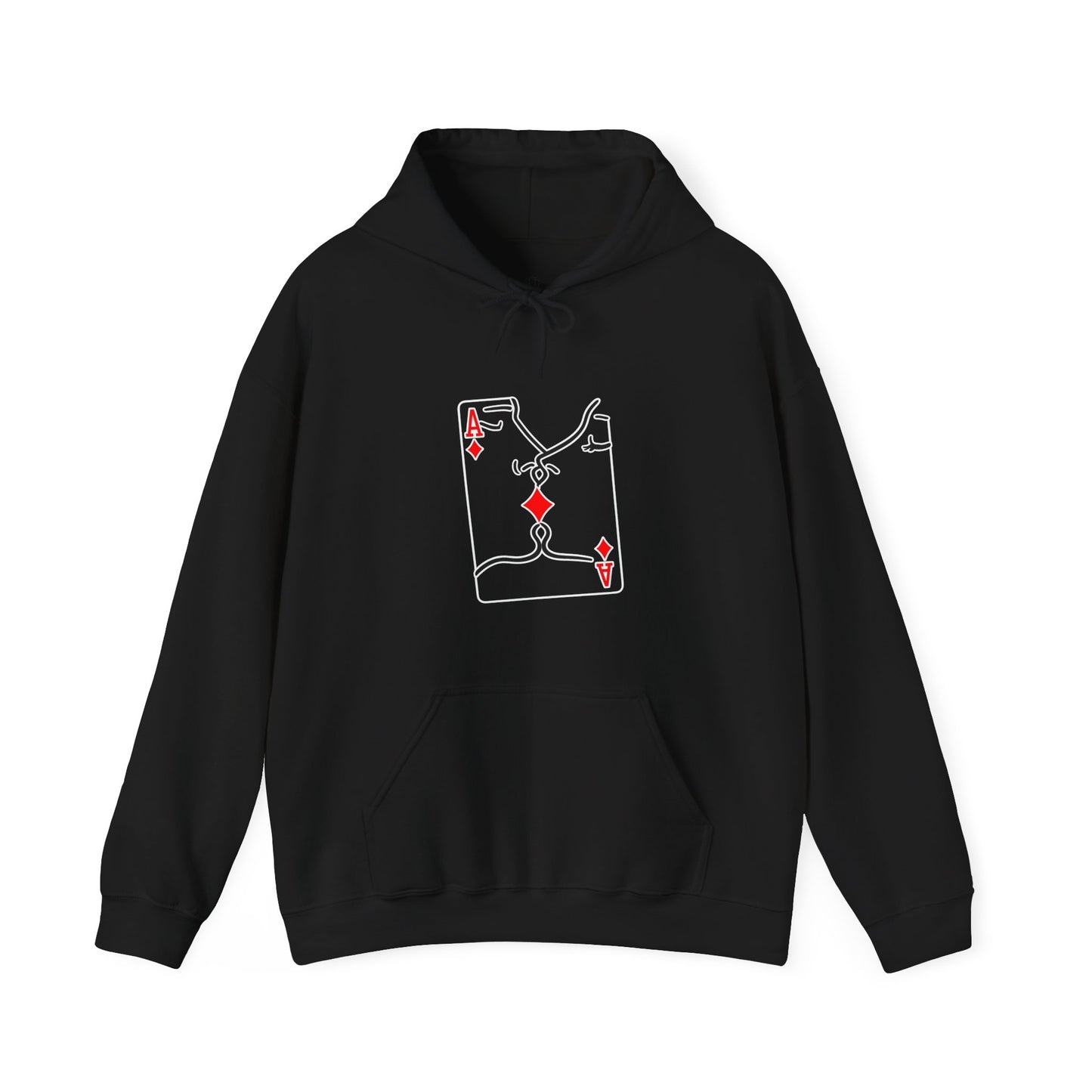 Ace of Diamonds Minimalist Hoodie