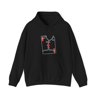 Ace of Diamonds Minimalist Hoodie