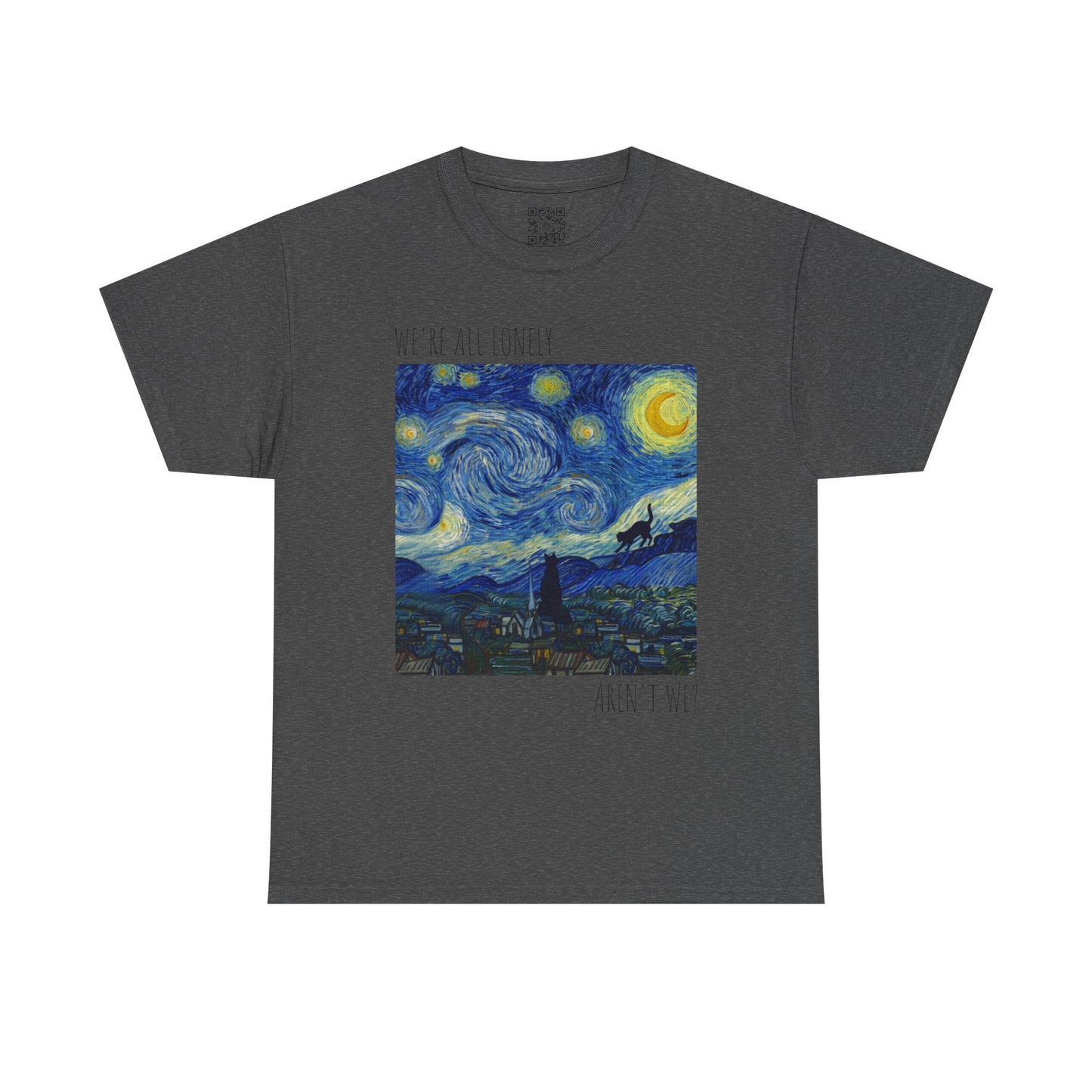 'We Are All Lonely' Vintage Van Gogh Style T-Shirt