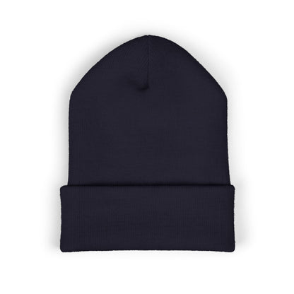 Daisy Embroidered Cuffed Beanie
