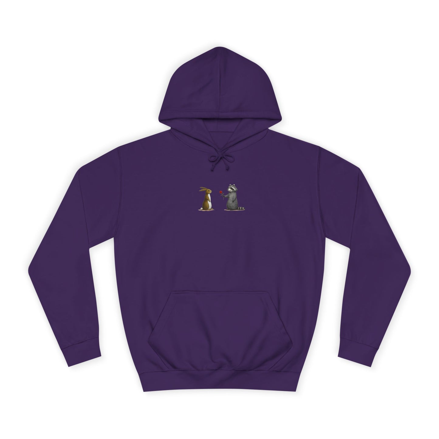 Cute Pet Silhouette Pullover Minimal Hoodie