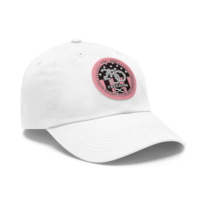 Freedom 250 Leather Patch Dad Hat
