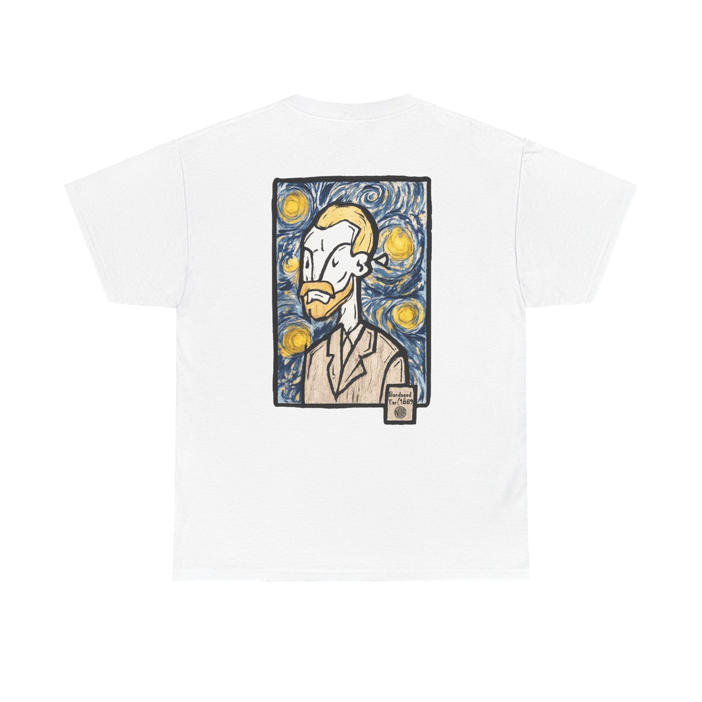 Van Gogh Starry Night Portrait T-Shirt