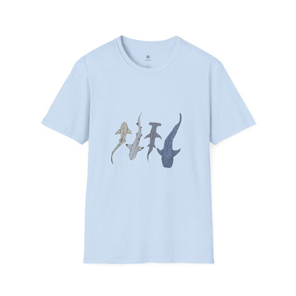 Shark Silhouette Tee - Coastal Ocean Wildlife Graphic T-Shirt