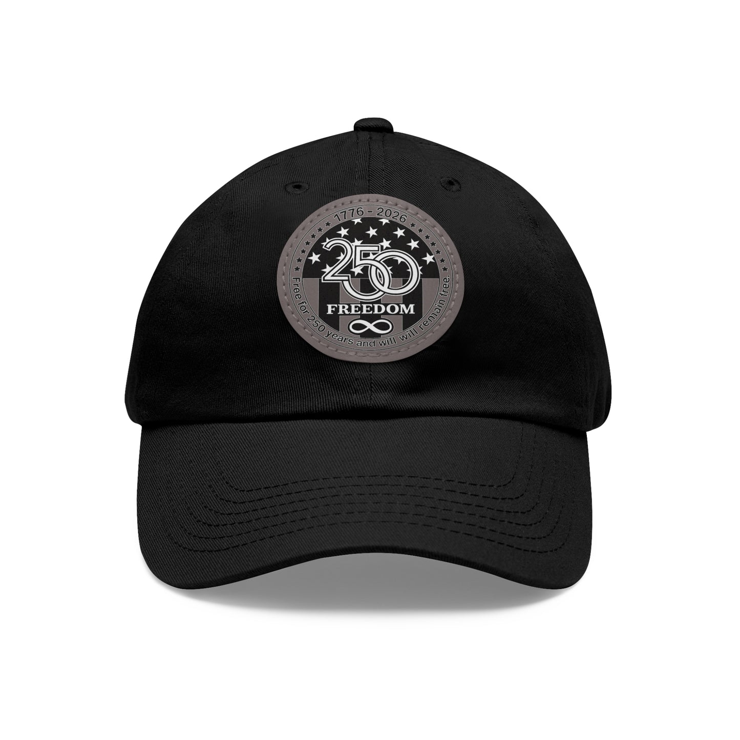 Freedom 250 Leather Patch Dad Hat