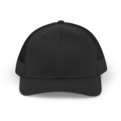 Retro Trucker Hat — NoirLine Embroidered Mesh Cap