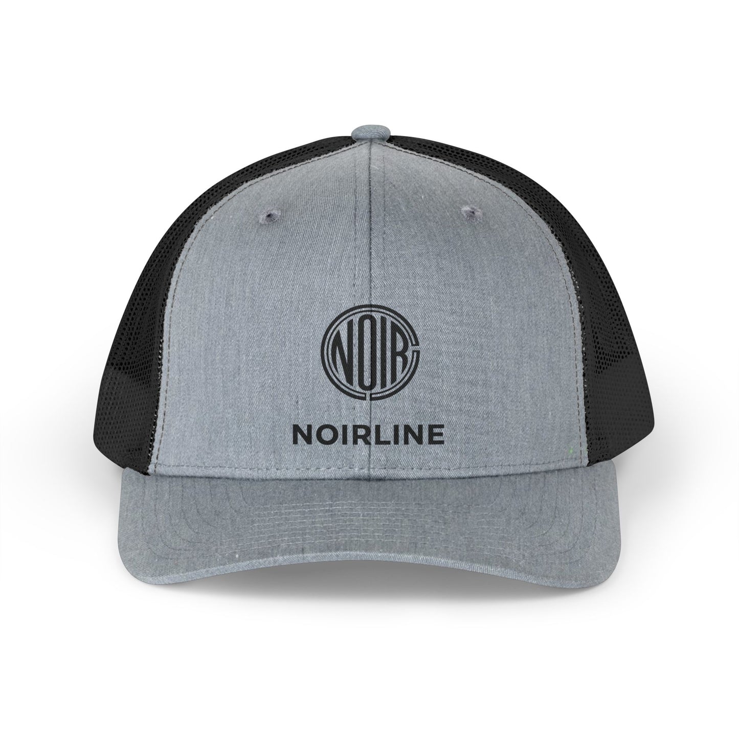 Retro Trucker Hat — NoirLine Embroidered Mesh Cap