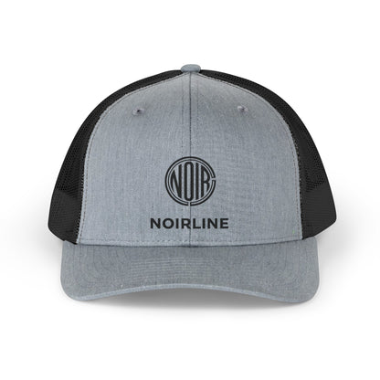 Retro Trucker Hat — NoirLine Embroidered Mesh Cap