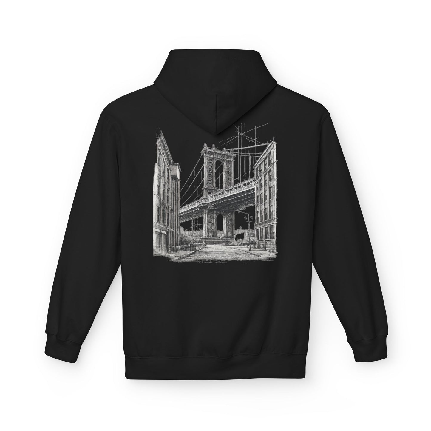 Brooklyn Bridge Sketch Hoodie