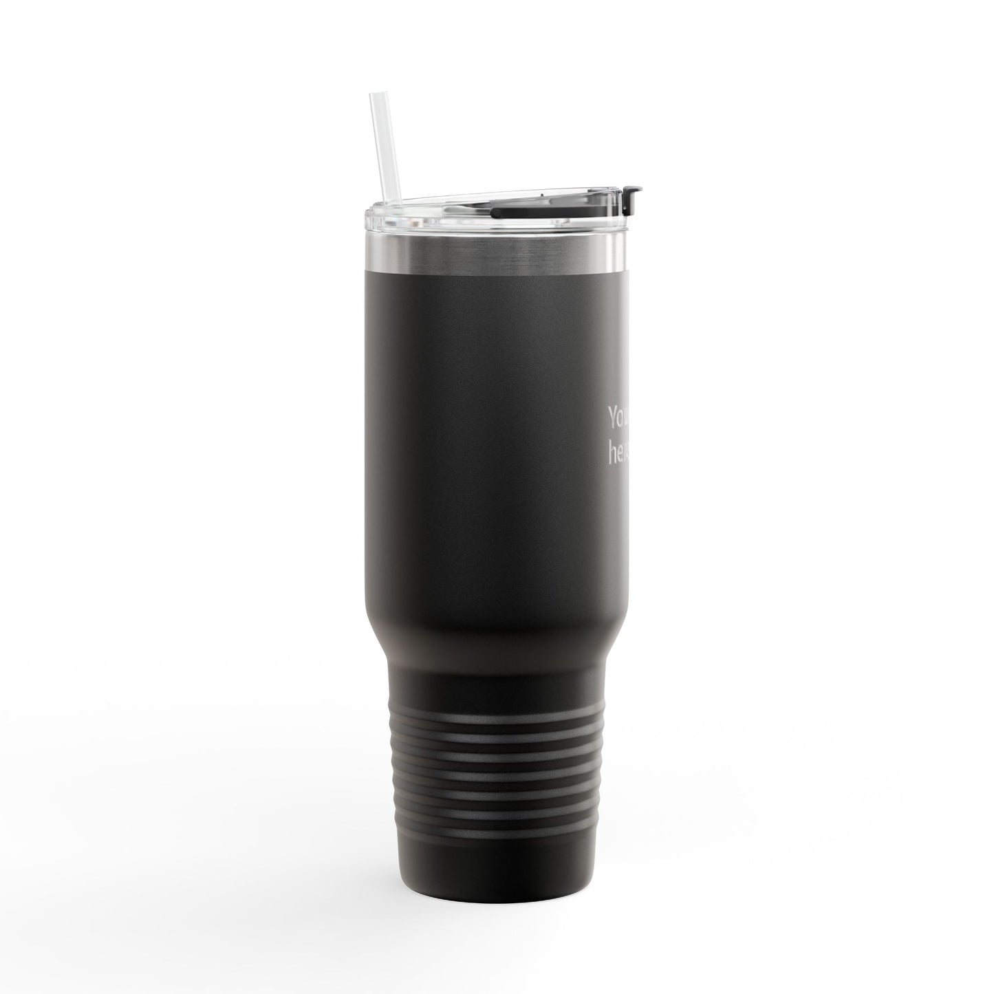 40oz Insulated Travel Mug – Double-Wall Stainless Tumbler with Straw & Handle