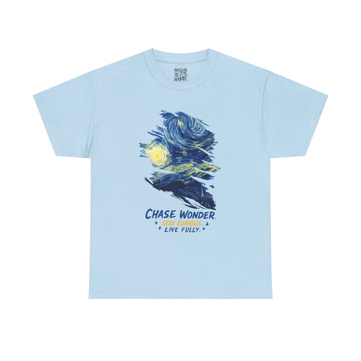 Chase Wonder 'Live Fully' Starry Night Graphic Tee