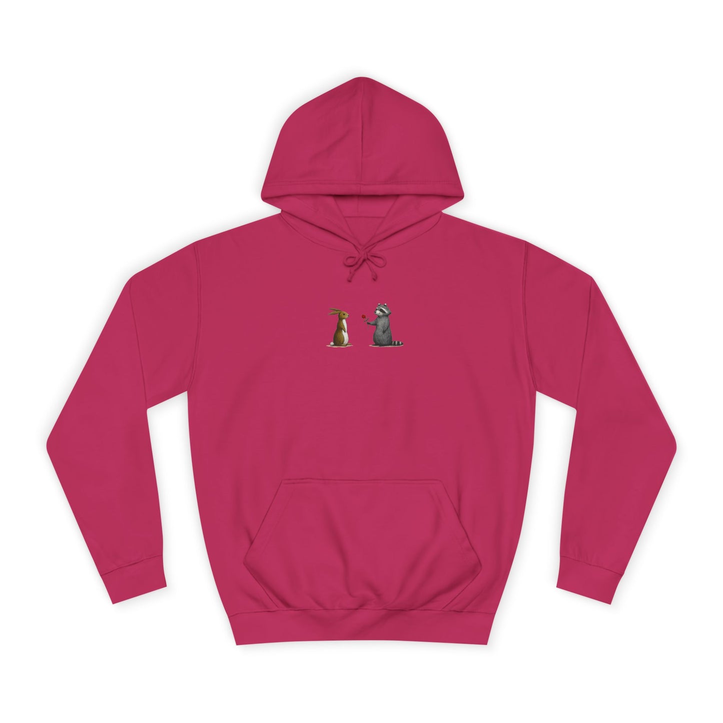 Cute Pet Silhouette Pullover Minimal Hoodie