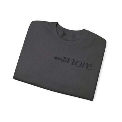 Minimal "Give More."  Crewneck Sweatshirt