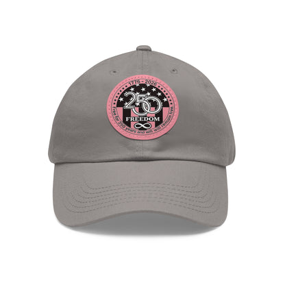Freedom 250 Leather Patch Dad Hat