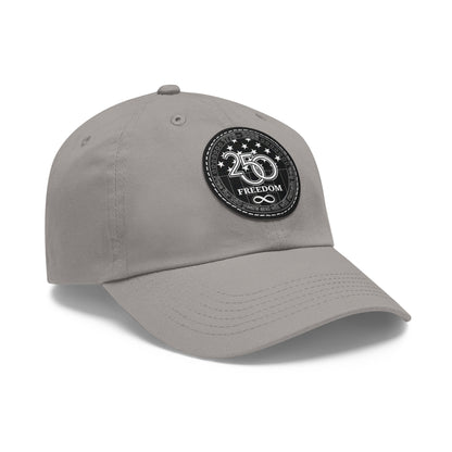 Freedom 250 Leather Patch Dad Hat