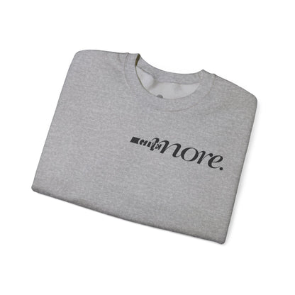 Minimal "Give More."  Crewneck Sweatshirt