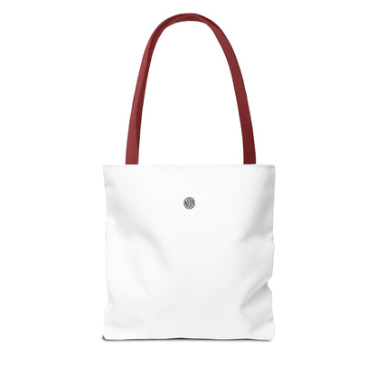 Cat Count Tote — minimalist "un, deux, trois" kitten illustration tote bag