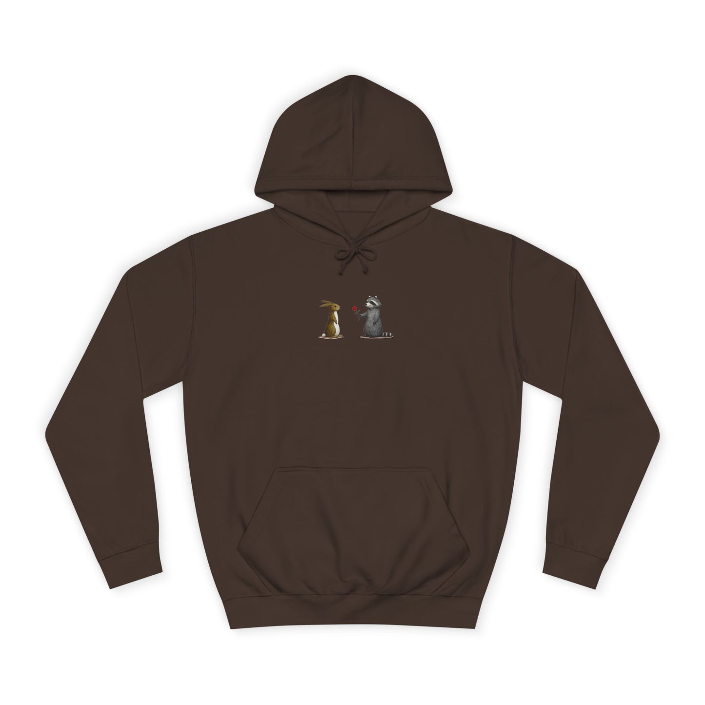 Cute Pet Silhouette Pullover Minimal Hoodie