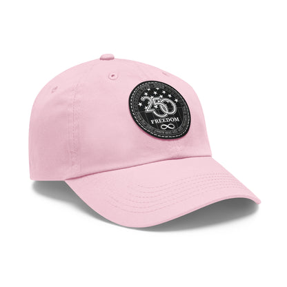 Freedom 250 Leather Patch Dad Hat
