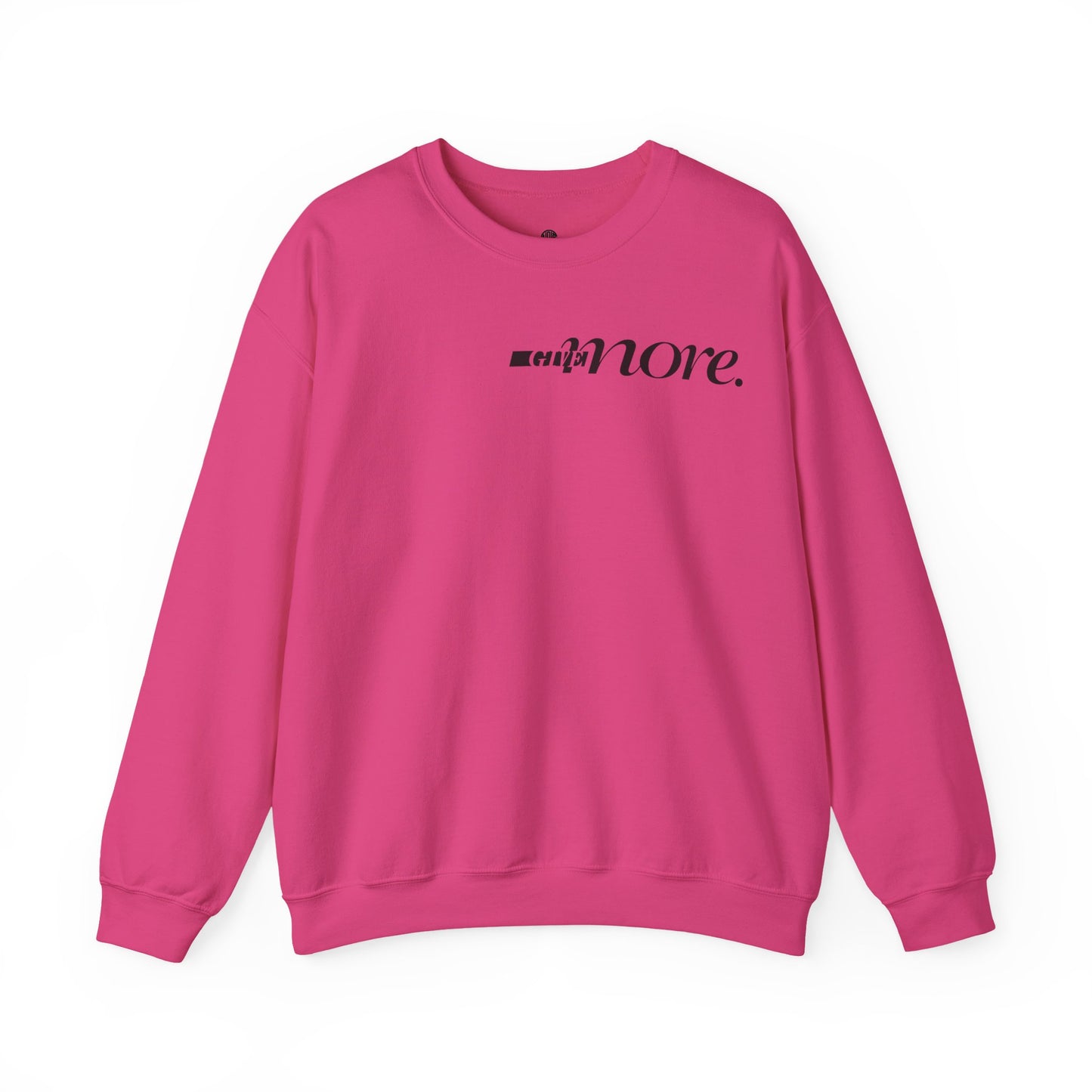 Minimal "Give More."  Crewneck Sweatshirt