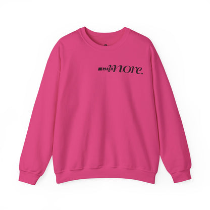 Minimal "Give More."  Crewneck Sweatshirt